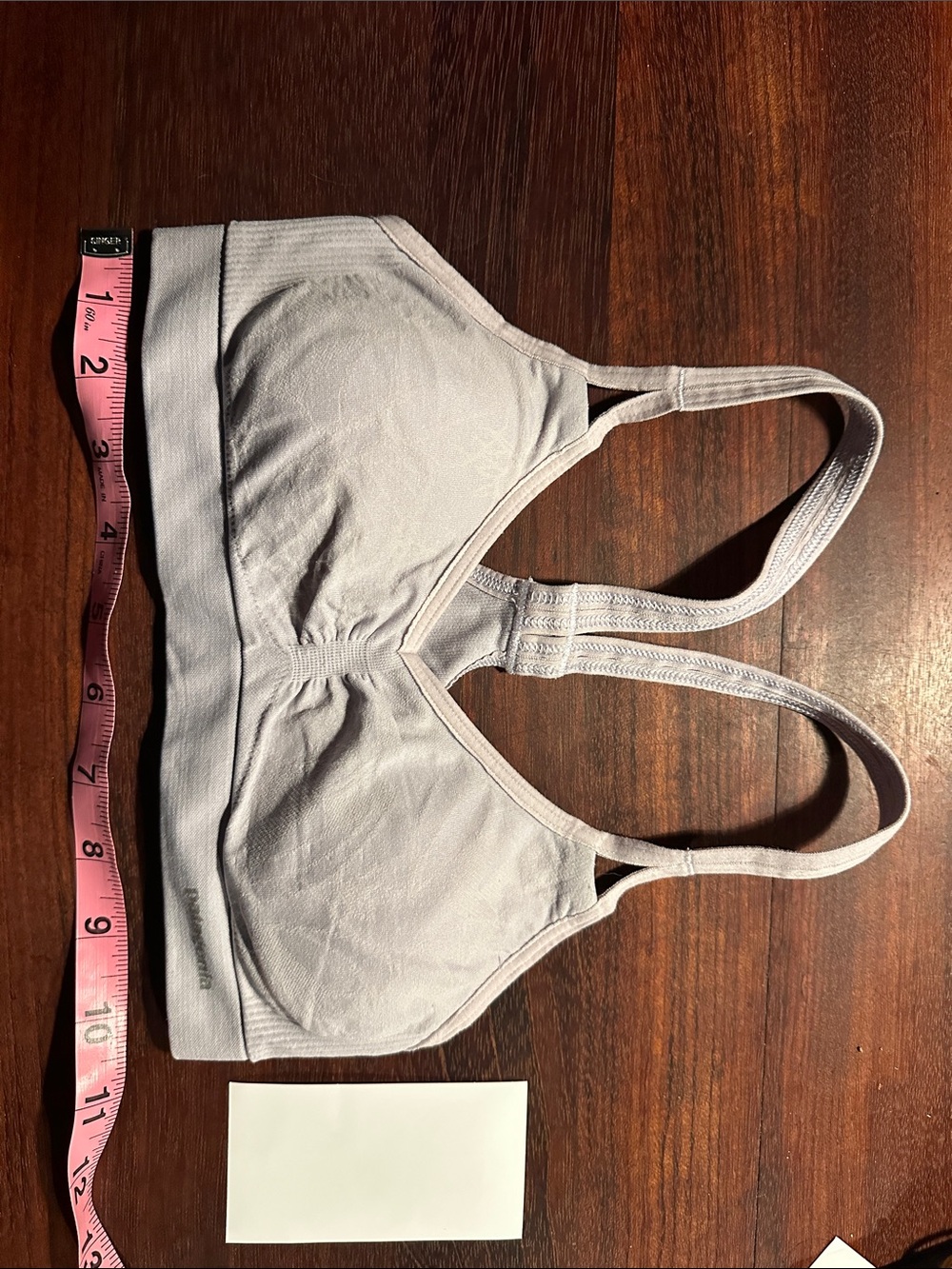Patagonia Light Gray Wireless Sports Bra - Soft Support